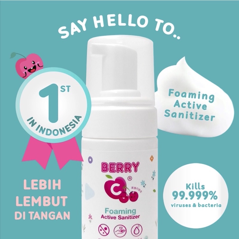 BerryC Berry C Active Sanitizer Foam 60 ml / 120 ml Berry C Foam 60 ml 120 ml