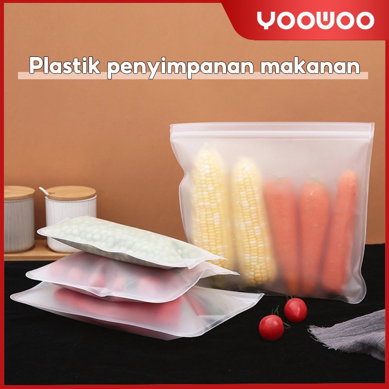 Plastik penyimpanan makanan /  Plastik Kulkas Penyimpanan Reusable / Plastik Penyimpanan Kedap Udara