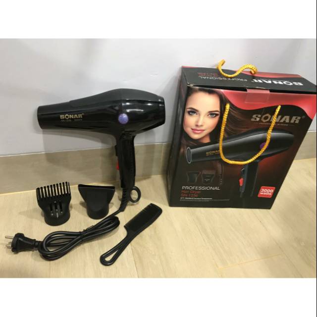 Sonar SN-1236 Hair Dryer Alat Pengering Rambut - Pengering Rambut Salon