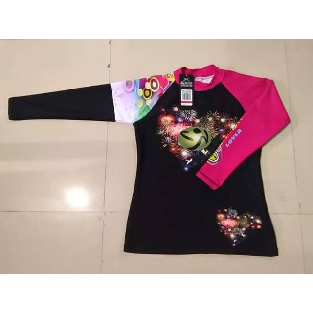 BAJU SENAM,GYM SXB SPORT ZUMBA LOVERS KAOS PANJANG