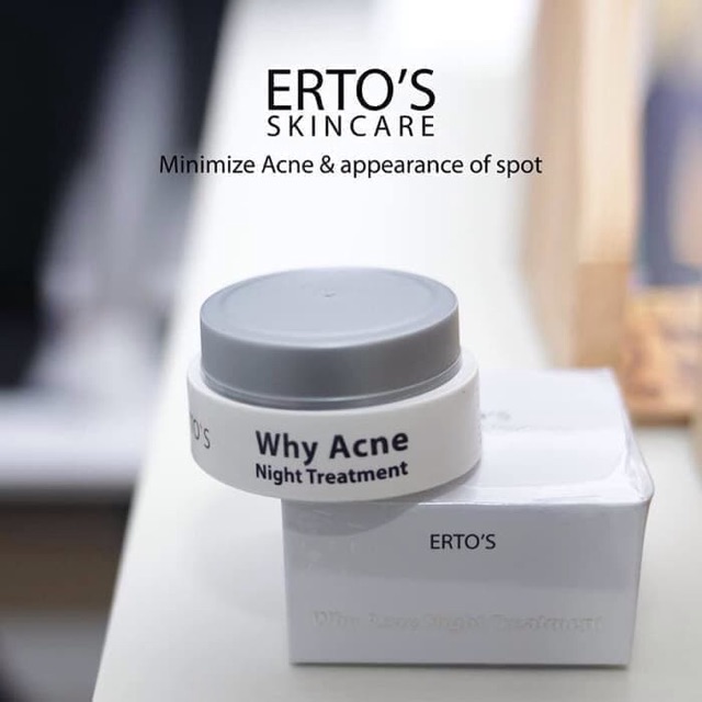 Ertos Skin Care Why Acne Night Treatment Erto's Ori