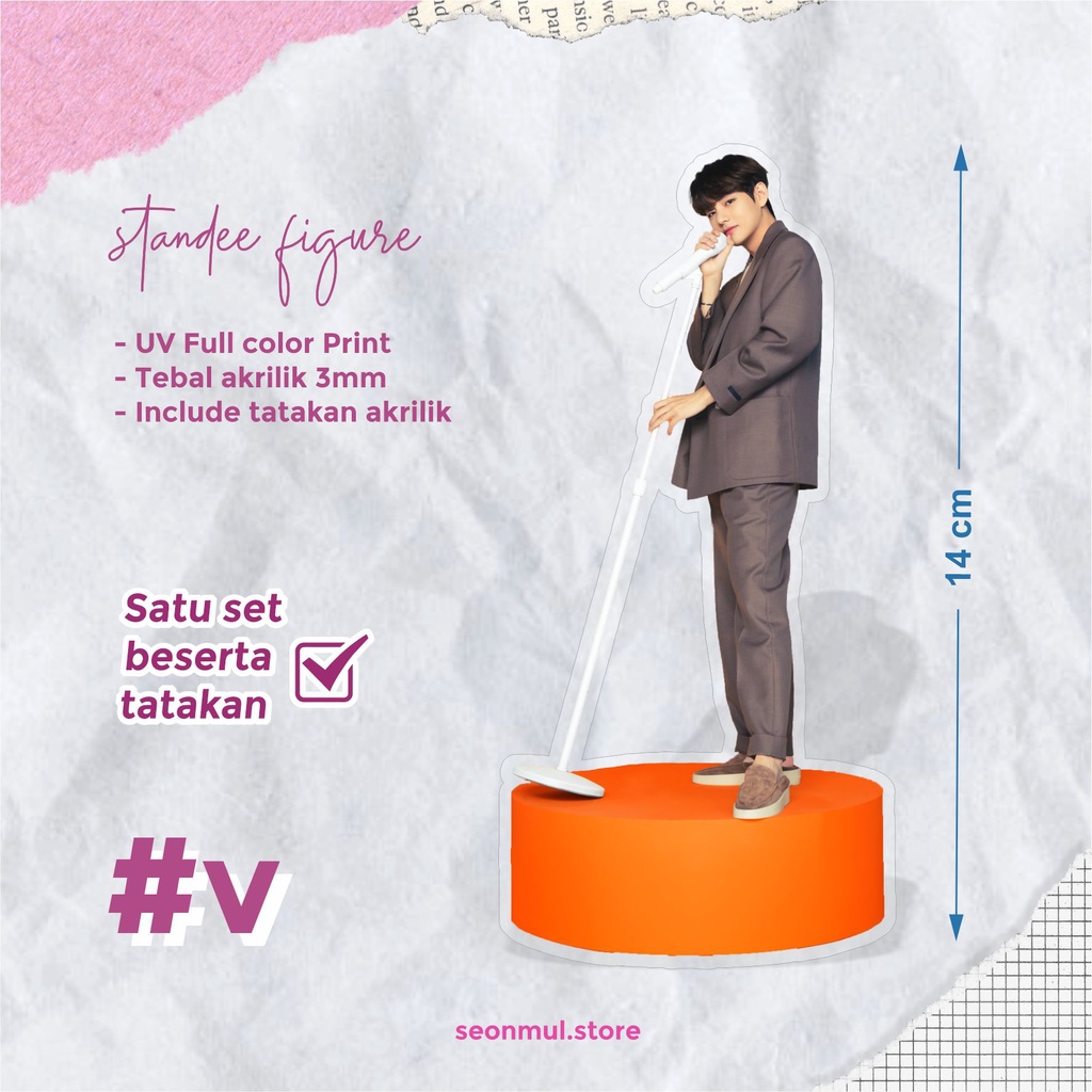 LAGI TREND!!! AKRILIK STANDEE BTS PERMISSION TO DANCE / AKRILIK FIGURE STANDEE KPOP