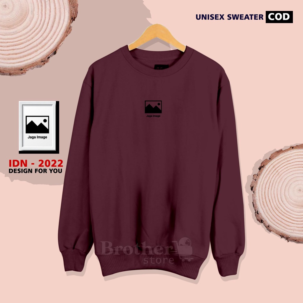 Brother Store - Sweater crewneck pria wanita - Jaga image