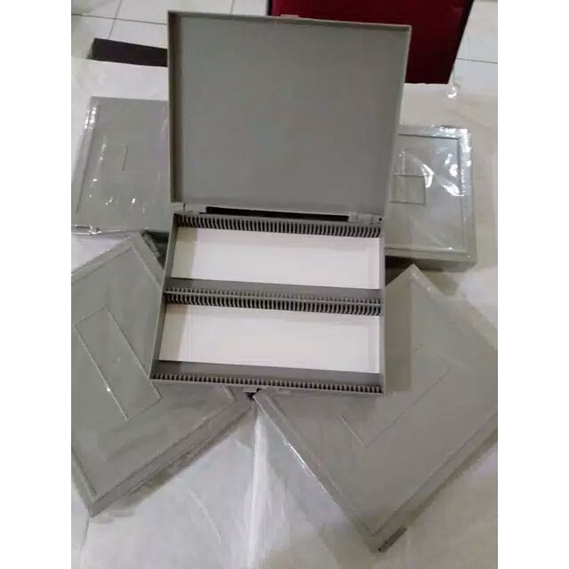 Slide Box/tempat preparat/kotak preparat/kotak objek glass murah