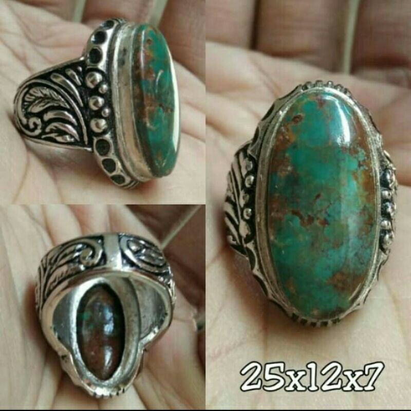 pirus persia hijau jumbo natural Turquoise