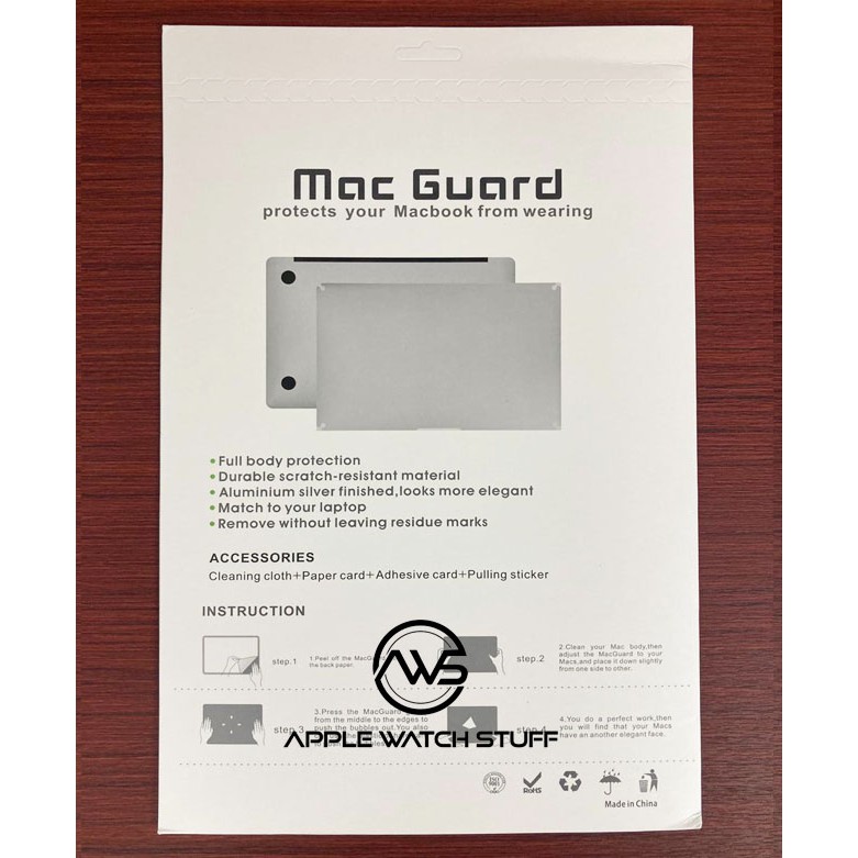 Mac Guard Macbook Pro Sticker Film Protector Full Body 13 16 2019 2020