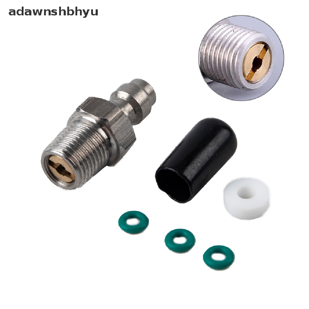 Adawnshbhyu PCP Paintball Pneumatic Quick Coupler 8mm M10x1 Male Plug Adapter Fitting1/8NPT