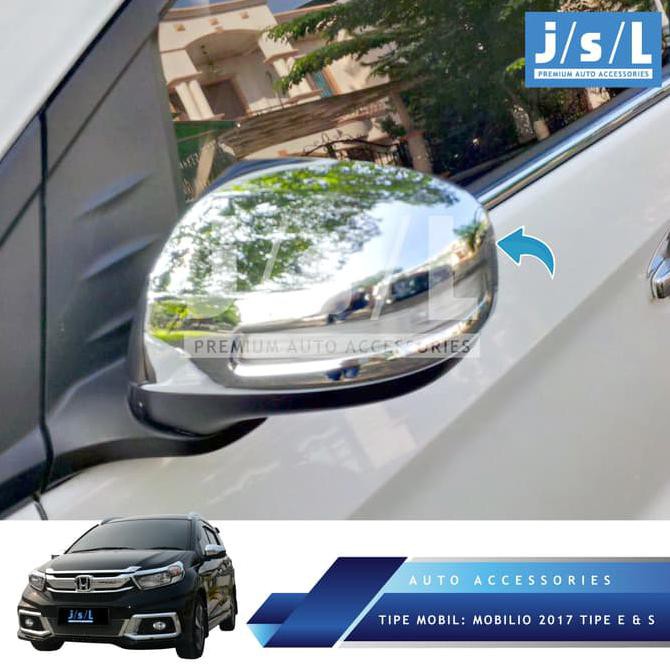 Jual Aksesoris Mobil Mobilio 2017 Mirror Cover Chrome Tipe S Dan E/Aksesoris Honda Mobilio