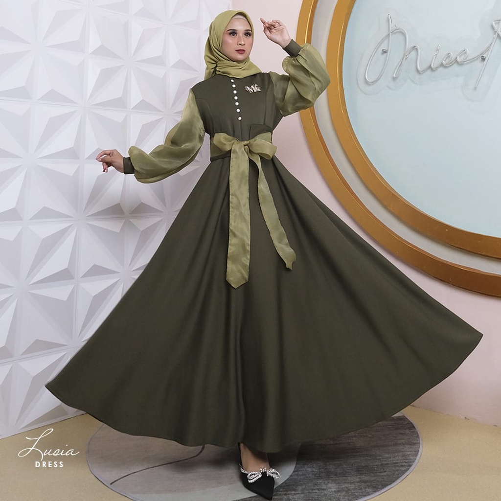 Lusia Dress Gamis By Miss Kami HIjab
