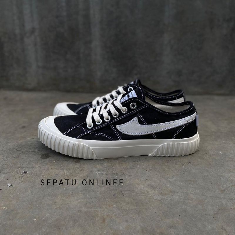 Sepatu Campuss Semesta Black White Low & High Original Not Compass-Semesta low bw
