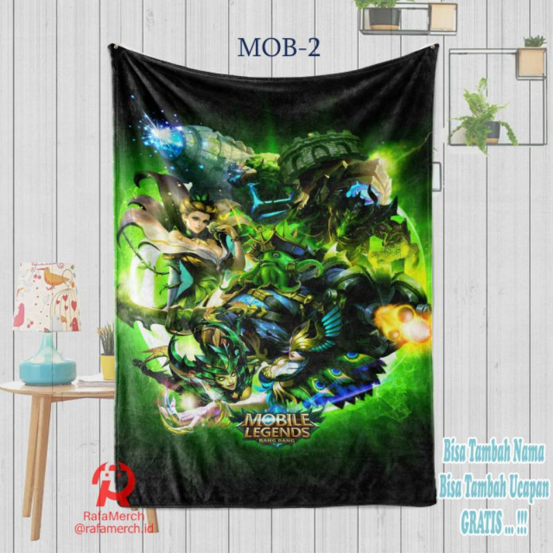selimut game mobile legend - mobile legend - selimut karakter - selimut custom - ML