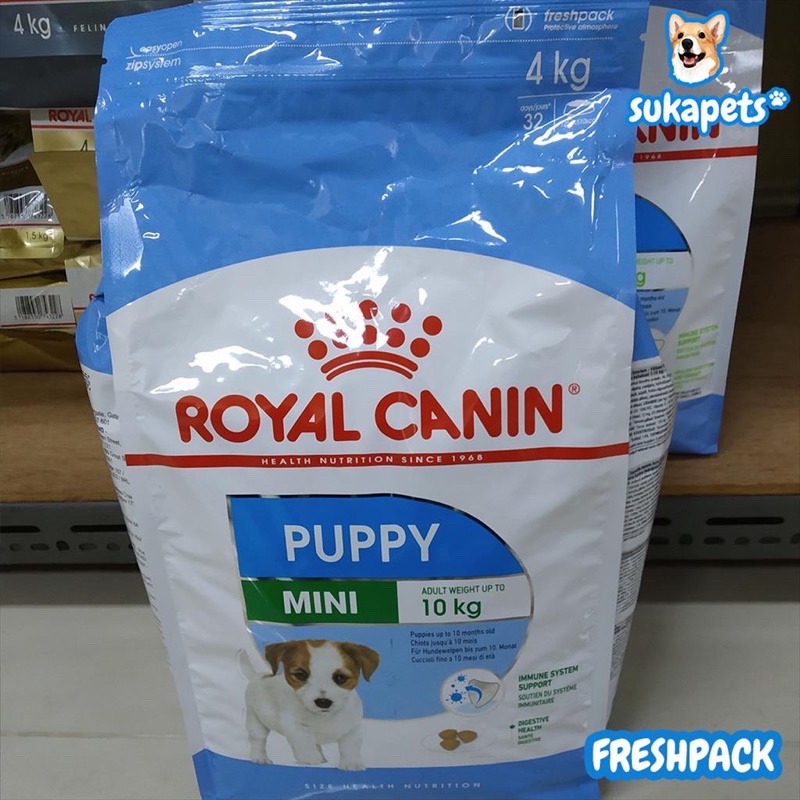 royal canin dog Mini puppy 4kg - rc anjing kecil 4 kg