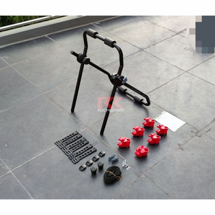 Aksesoris Sepeda - Bike Carrier / Bracket Rak Sepeda Untuk Di Mobil Kapasitas 3 Sepeda