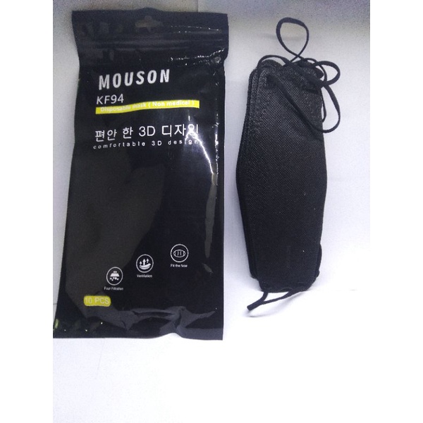 Masker Kf94 Mouson Emboss Isi 10 Pcs Masker KF94 KF 94 Mask Masker Warna Embos Mouson