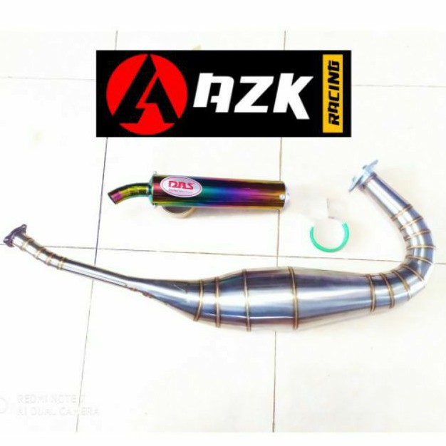 Knalpot DBS Ninja 150 RR / NINJA RR Stainless Rainbow