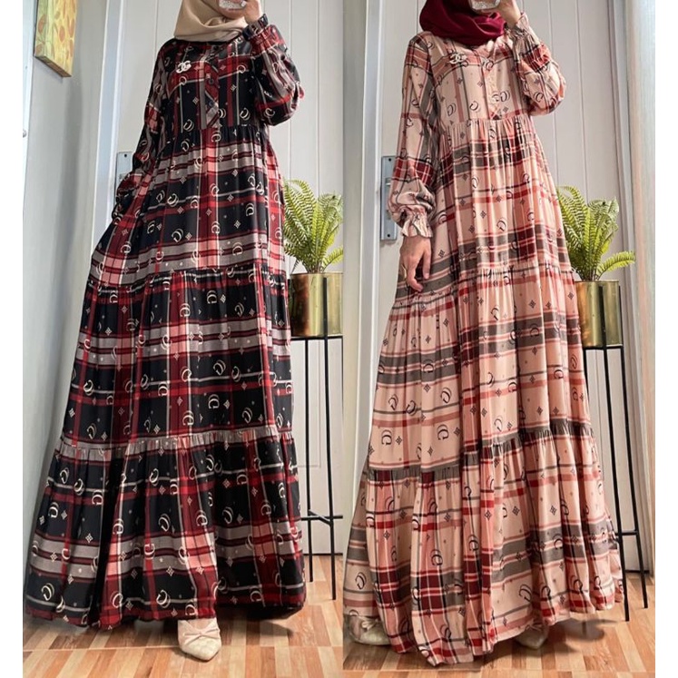 GAMIS KOTAK WANITA RAYON ADEM  BY JULIANS