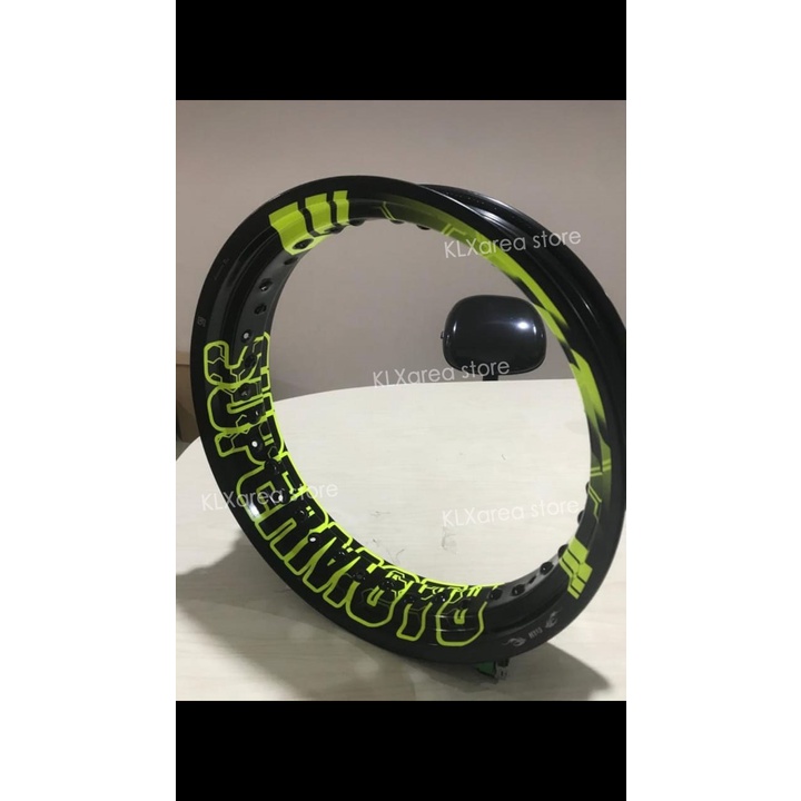 Velg supermoto velg klx crf wr ring 17 protech pro tech Fluo