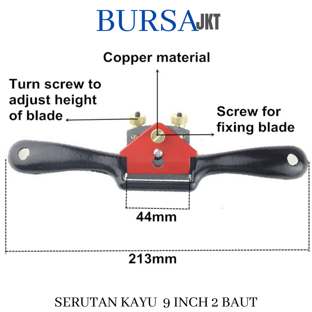 SERUTAN KAYU MANUAL SPOKESHAVE KETAM SERUT