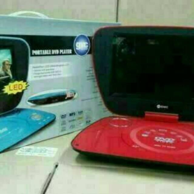 DVD portable GMC 7" tv led