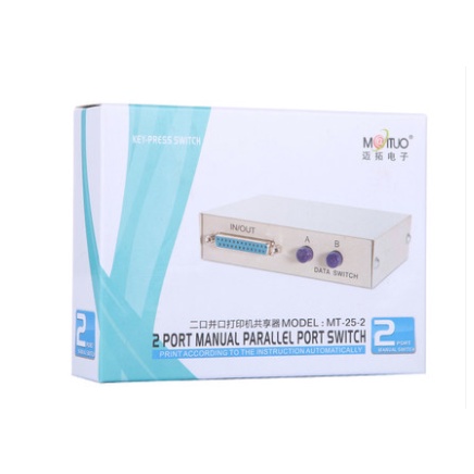 Mt-25-2-port converter 2 Arah manual Untuk printer