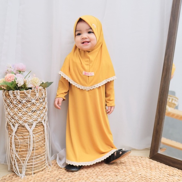 HONEYBLOSSOM gamis bayi / gamis bayi perempuan alesha / gamis bayi perempuan 6 12 bulan