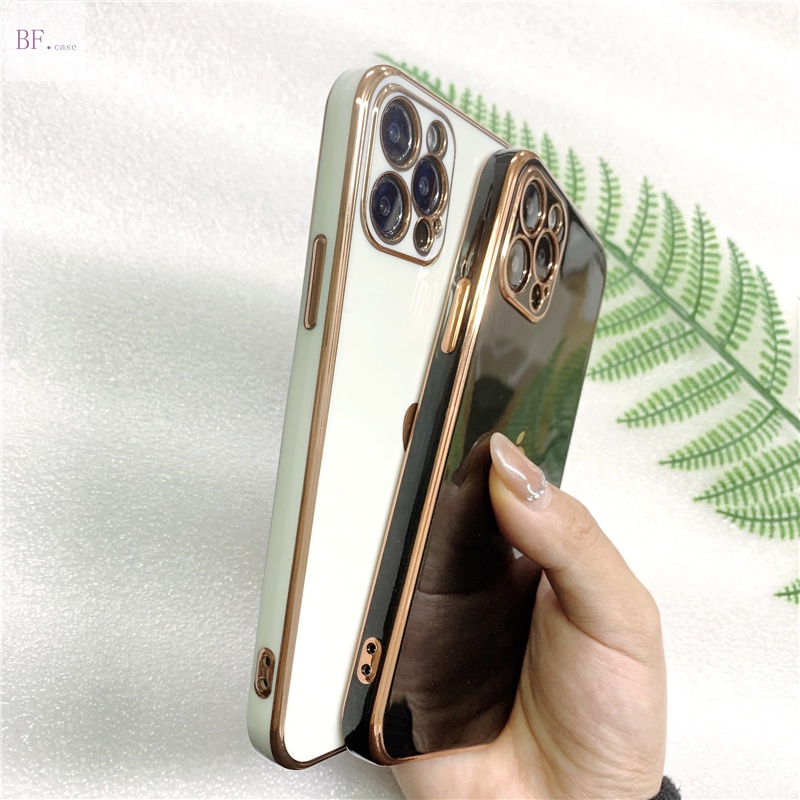 Soft Case Silikon Electroplating 6d Cover Iphone 11 12 13 Pro Max X Xr Xsmax 6 7 8 Plus 12promax