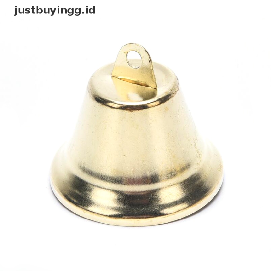 10 Pcs Lonceng Jingle Bell Kecil Bahan Metal Untuk Dekorasi Pohon Natal