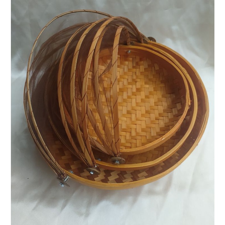 tudung saji/wadah kue/buah.1set isi 3