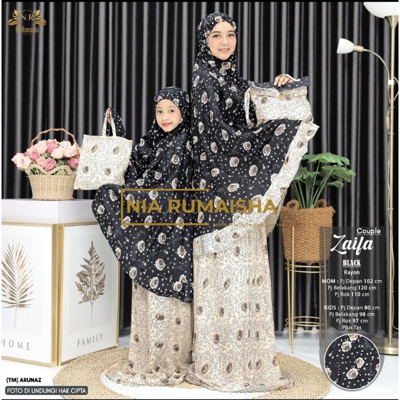 MUKENA COUPLE ZAIFA - by Nia Rumaisha