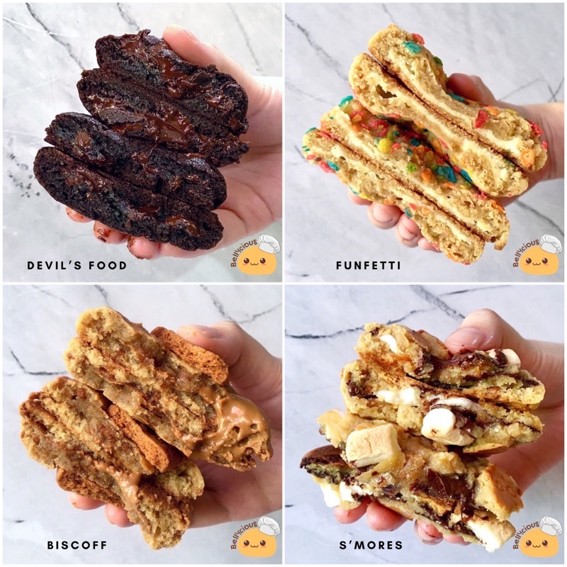

2Xbtygneal Sakha Snack ) Soft Baked Cookies 6 Pcs Bellycious Premium