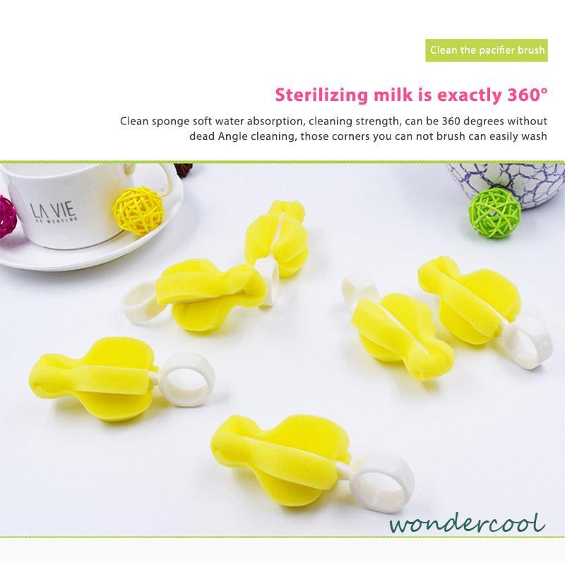 Sikat Spons Pembersih Dot Sedotan Power Kuat -Won