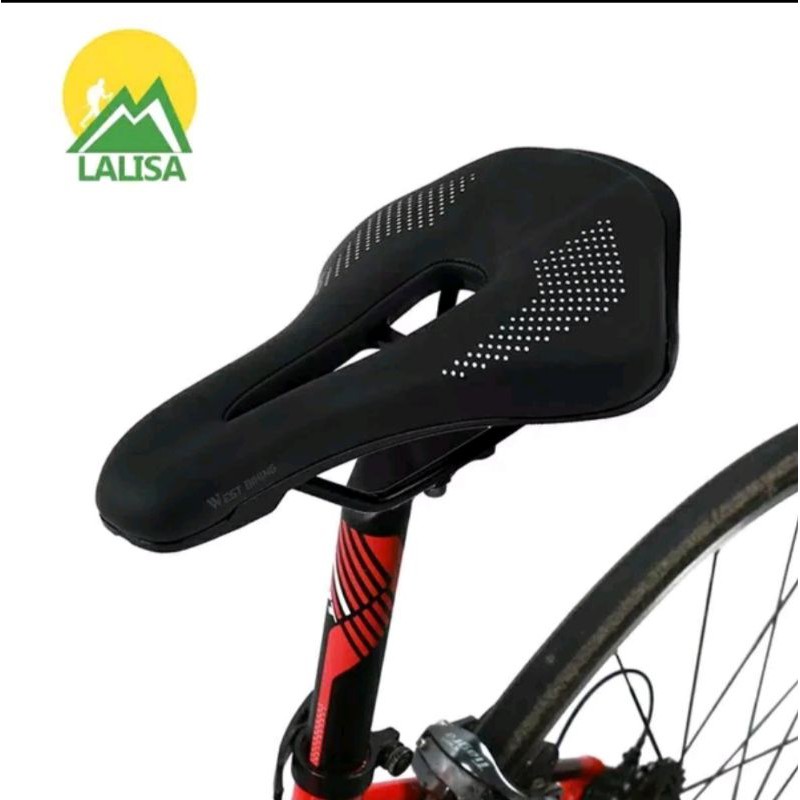 SADDLE WEST BIKING SADEL WHELL UP BODY GEOMETRY ERGONOMIC MTB ROADBIKE SEPEDA LIPAT SELI MINION