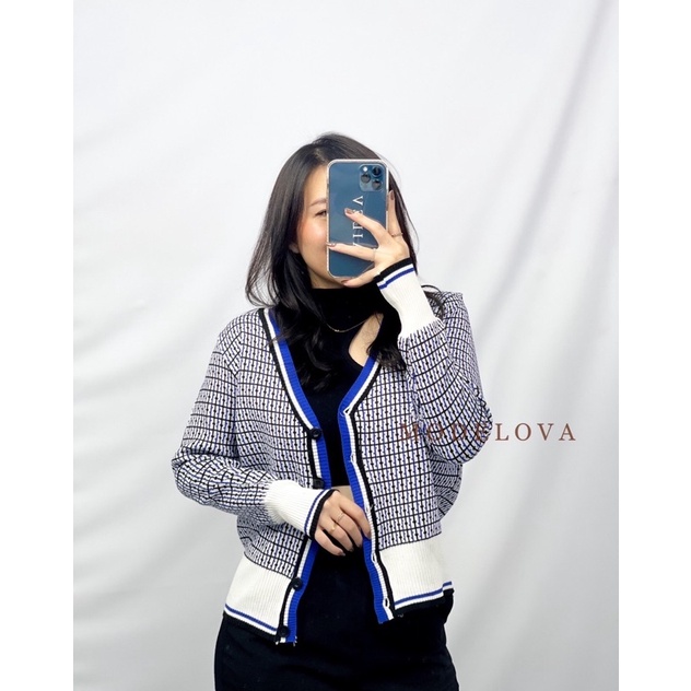 MDLV ~ 39007 KNIT CARDIGAN OUTER RAJUT PREMIUM IMPORT CARDIGAN RAJUT TEBAL IMPORT FASHION IMPORT