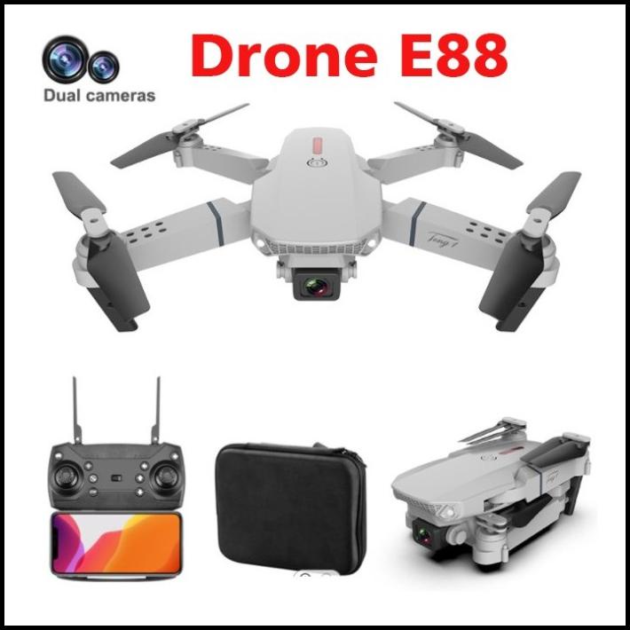 Rc Drone E88 4K Camera Drone Kamera E88 Pro Dual Camera Mini Drone