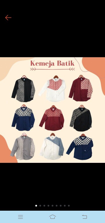 Kemeja Batik / Kemeja Koko Anak / Koko Batik Anak / Kemeja Batik Anak / Kemeja Koko Batik Couple