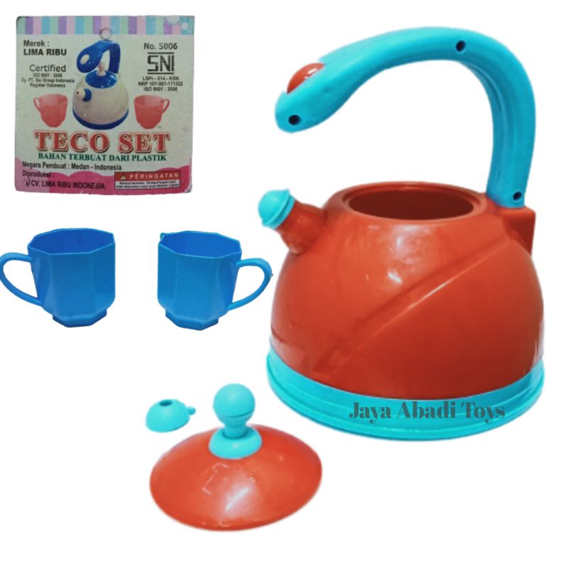 5006 - MAINAN TEKO SET CANGKIR 2PC KEMASAN JALA