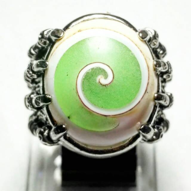 CINCIN BATU AKIK KEONG BUNTET FOSFOR