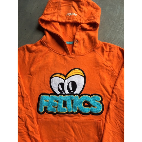 feltics eye logo towel hoodie