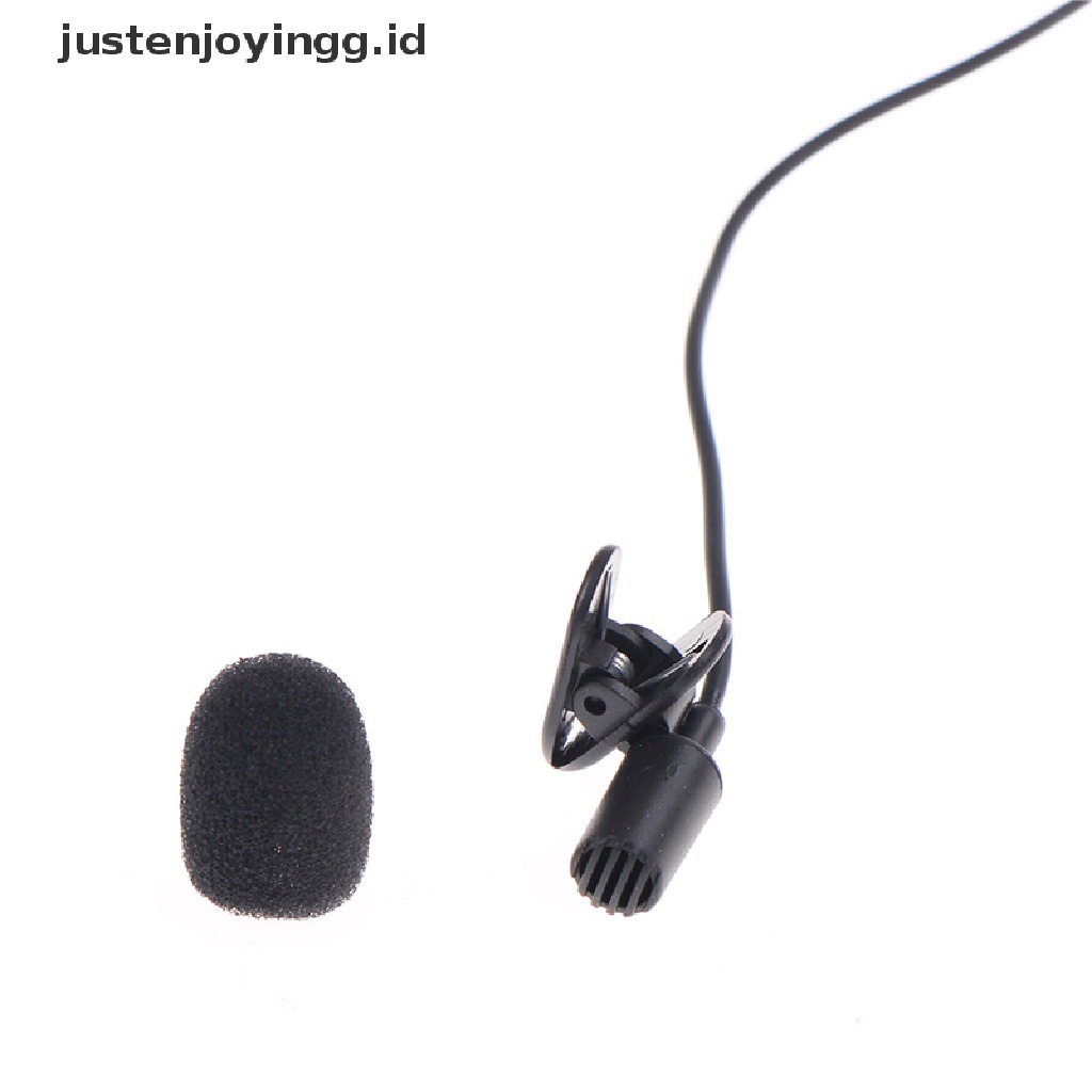 Mikrofon Studio Mini Model Clip-On Ukuran 1.5m 3.5mm Untuk Pc