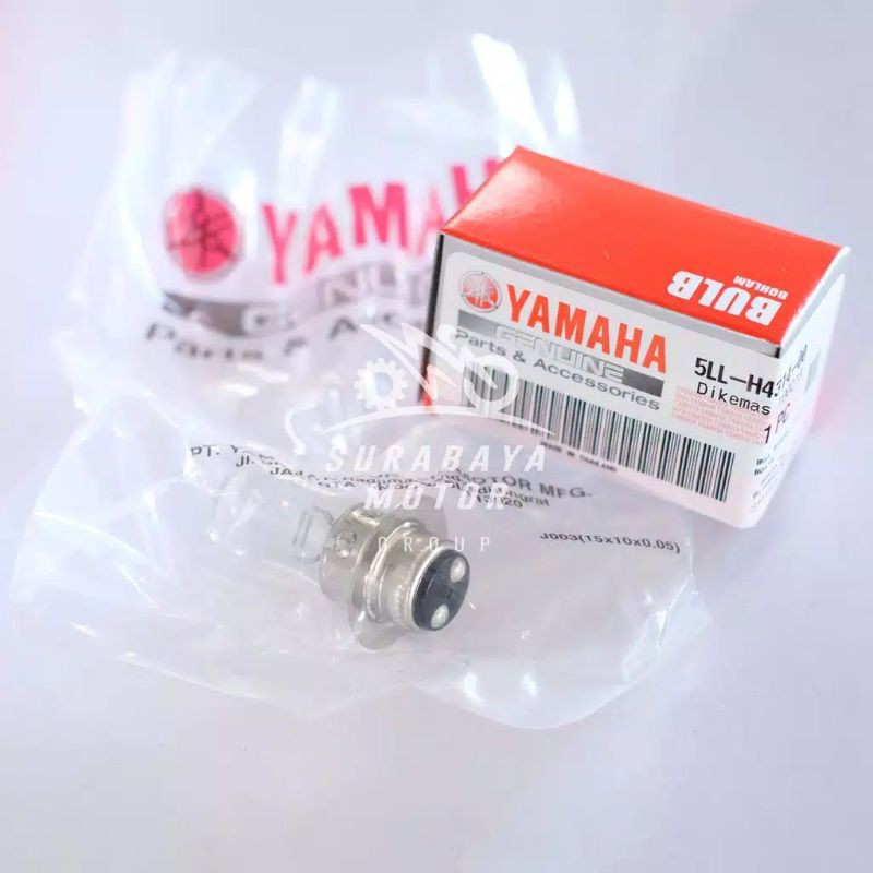 Bohlam Lampu Depan Motor K1 Yamaha Genuine 100% 25W