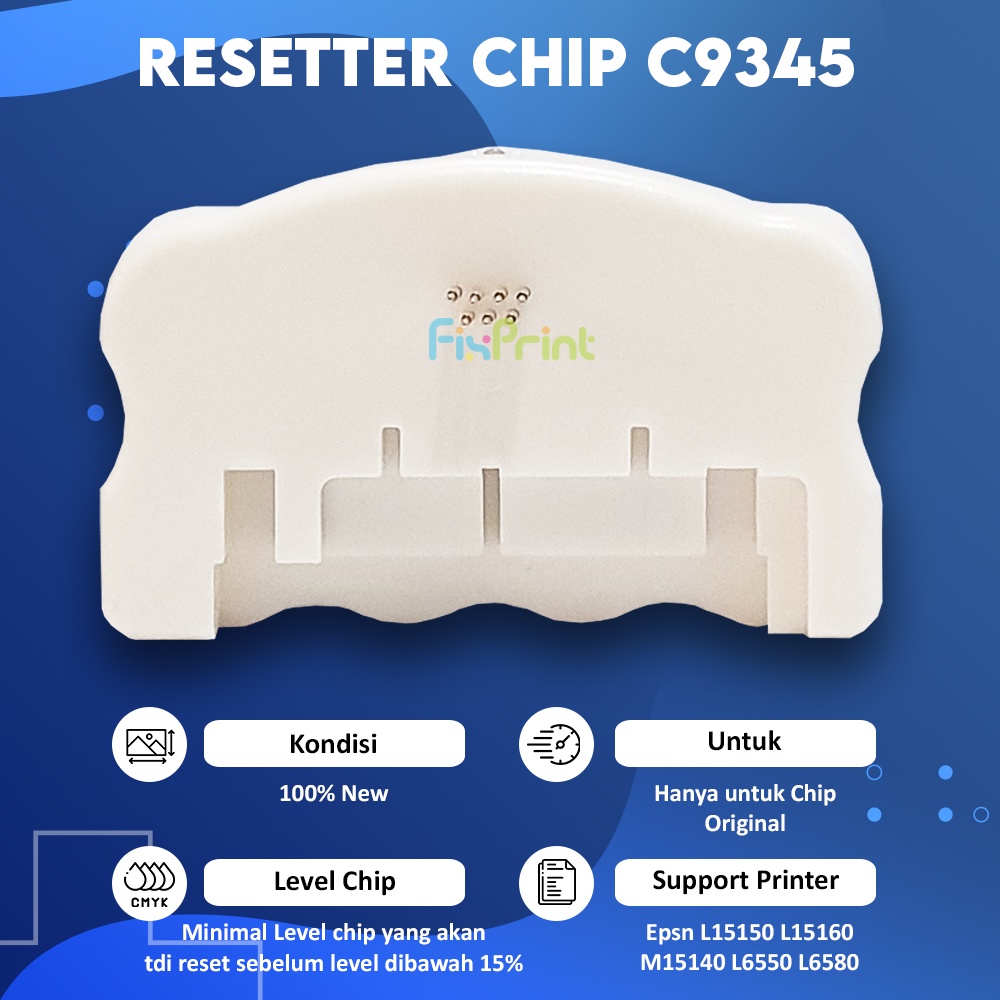 Resetter Chip Waste Ink C9345 Reset Chip Maintenance Box Wasting Pad