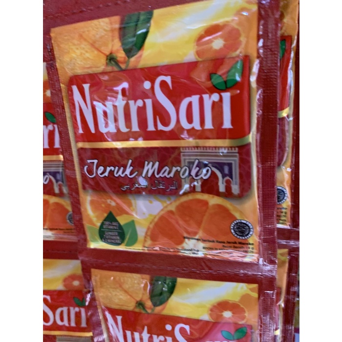 

Nutrisari jeruk maroko isi 10 sachet