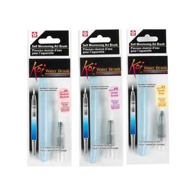 

Sakura Koi Water Brush Round Long Tank 9ml