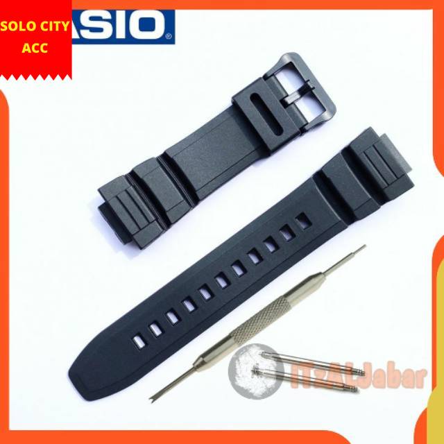 STRAP TALI JAM CASIO AE2000 AE-2000 AE 2000 RUBBER STRAP CASIO AE-2000