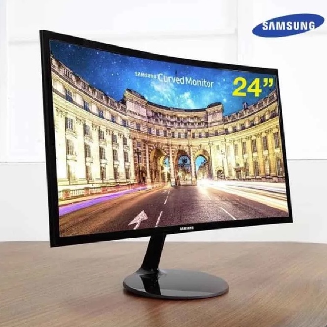 Samsung Monitor 24 inci curved CF390