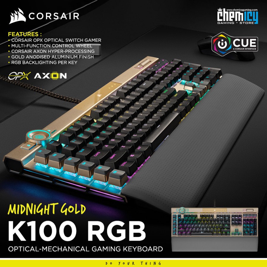 Corsair K100 RGB Midnight Mechanical Gaming Keyboard