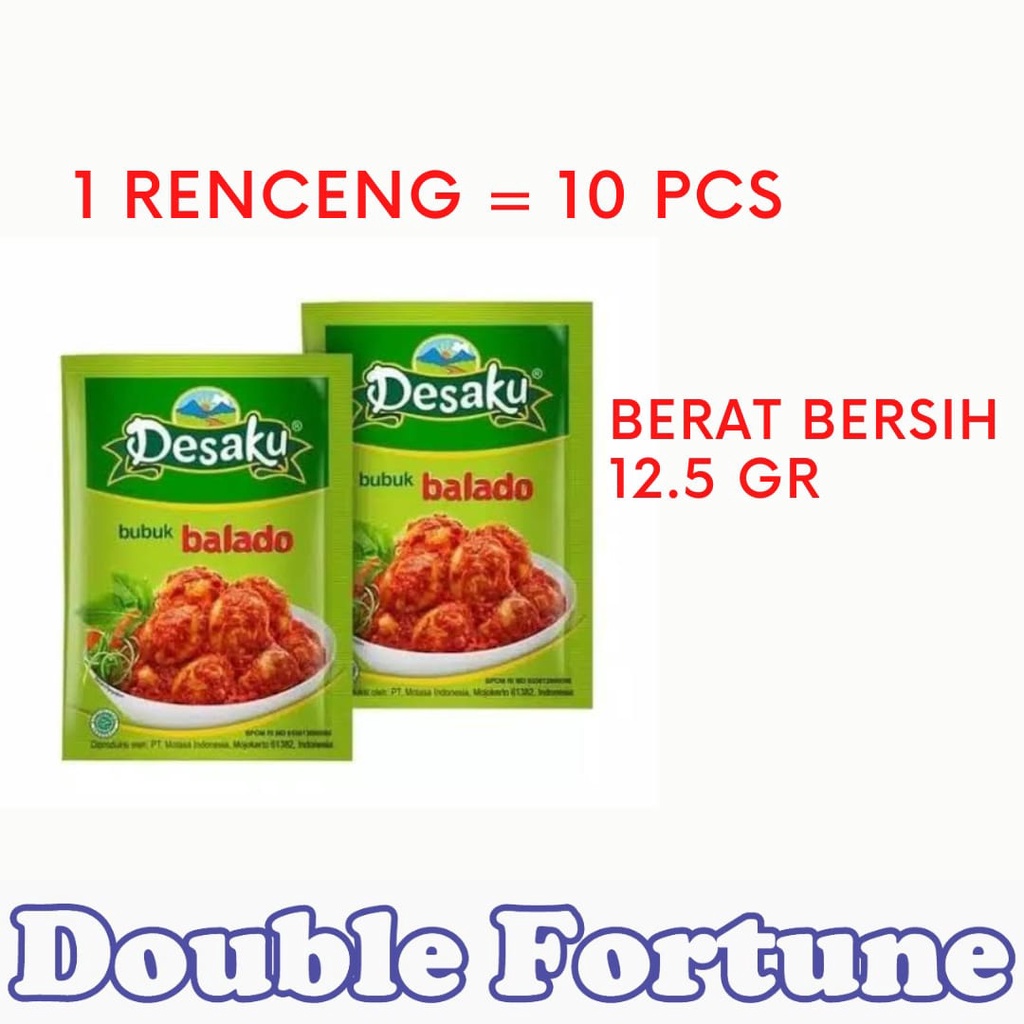 Desaku Bumbu Balado /Bubuk Balado Instant 12.5g Renceng
