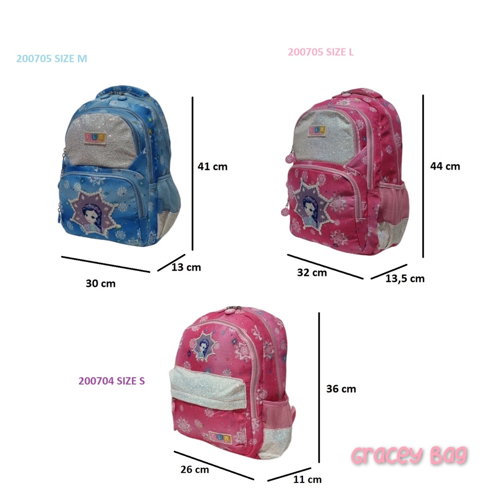 GB-200704/5 Tas Ransel Sekolah untuk Anak Perempuan Premium Import