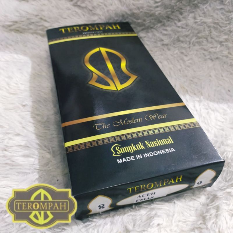 Songkok Terompah Motif Border AC