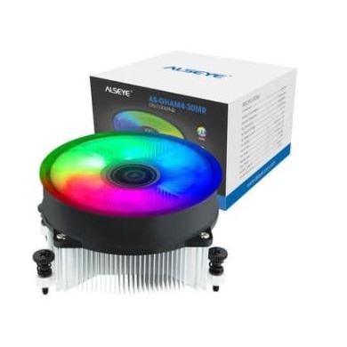 Fan processor gaming alseye amd am4 tdp 75w rgb airmax as-gham4-30mr - Cpu cooler aluminum heatsink